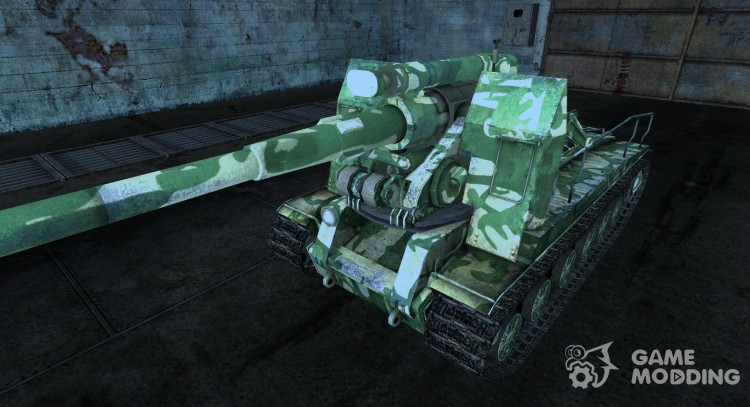 Шкурка для С-51 "Winter Green" для World Of Tanks