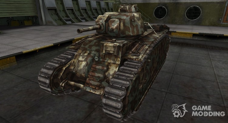 Горный камуфляж для PzKpfw B2 740 (f) для World Of Tanks
