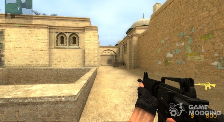 carbon-black-M4 for Counter-Strike Source