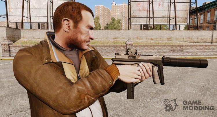La táctica de la pistola-ametralladora MP9 v1 para GTA 4