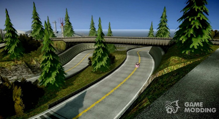 Edem Hill Drift Track для GTA 4