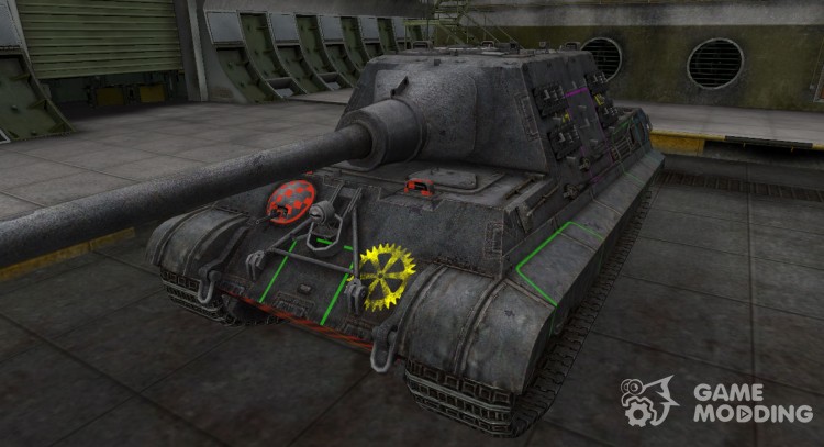 Контурные зоны пробития Jagdtiger для World Of Tanks