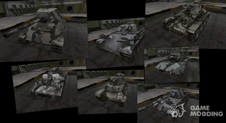 El camuflaje para tanques alemanes v2 para World Of Tanks