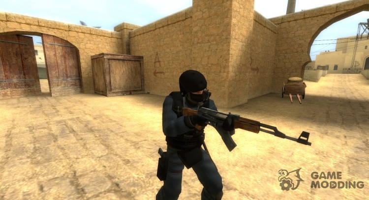 Blue TF1 GSG9 for Counter-Strike Source