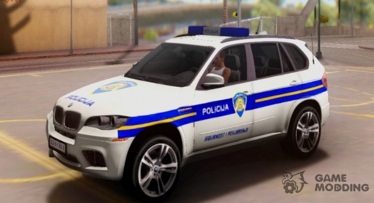 BMW X5 - Croatian Police Car for GTA San Andreas