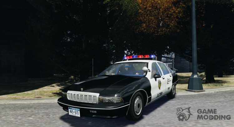 1991 Chevrolet Caprice policial para GTA 4