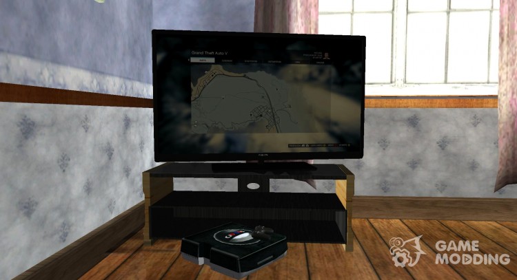 New TV and Shelf для GTA San Andreas