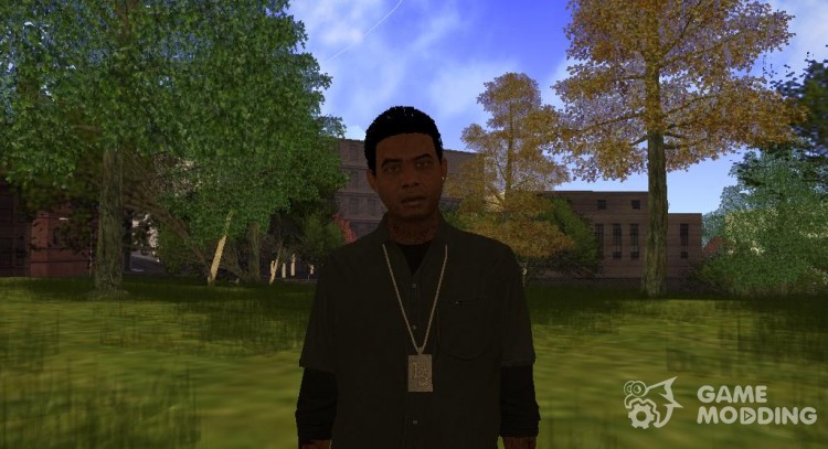 Lamar from GTA 5 v.2 для GTA San Andreas