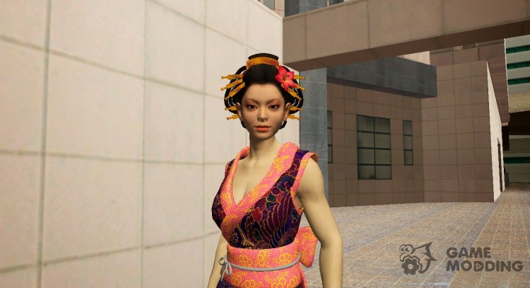 Asian Girl from Binary Domain para GTA San Andreas