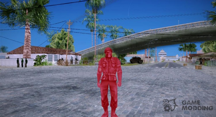 Red Solider from Army Men Serges Heroes 2 (DC) для GTA San Andreas