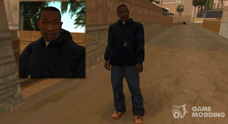 Person CJ'ja and clothing out of beta for GTA San Andreas