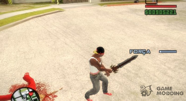 La espada de ares de Injustice Gods Among Us para GTA San Andreas