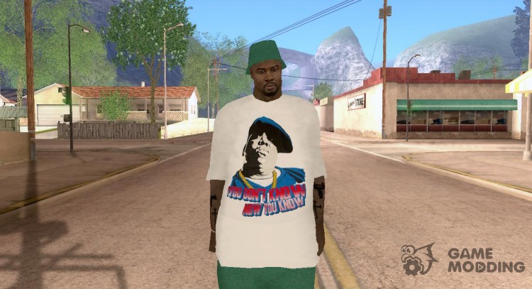 Green Big Thug Gangsta para GTA San Andreas