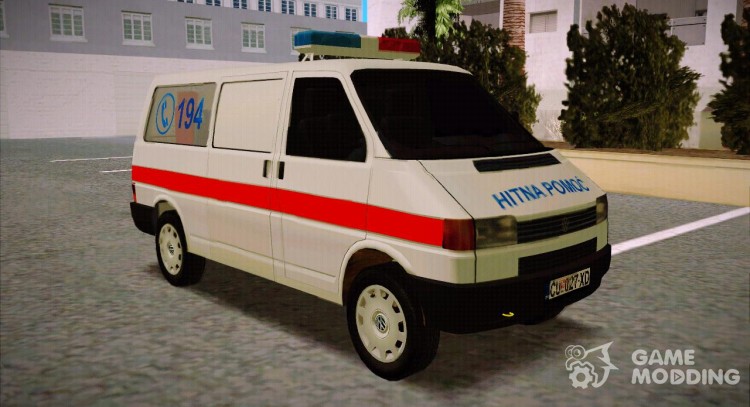 Volkswagen T4 Kola Hitne Pomoći for GTA San Andreas