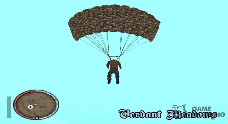 New Black Ops Parachute texture для GTA San Andreas