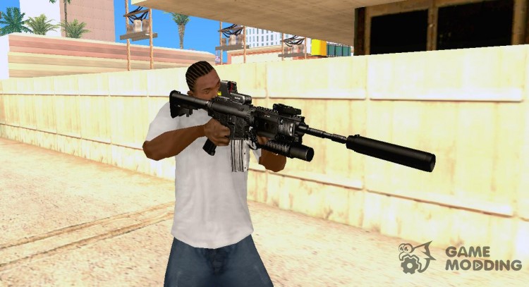 M4A1 from CoD MW para GTA San Andreas