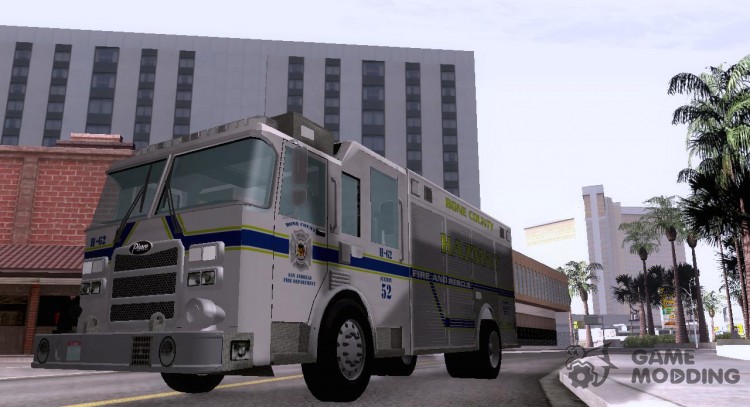 Pierce Fire Rescues. Bone County Hazmat para GTA San Andreas