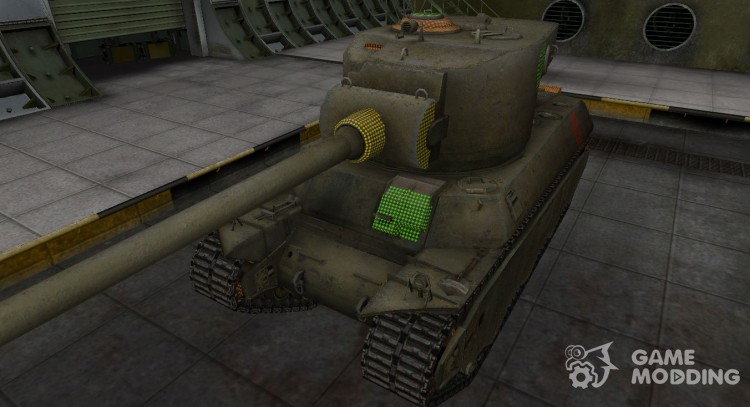 Зона пробития M6A2E1 для World Of Tanks