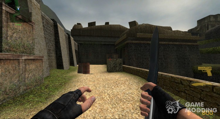 Reflective Carbon Blade for Counter-Strike Source