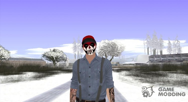 Skin de GTA Online en grimm y del gorro para GTA San Andreas