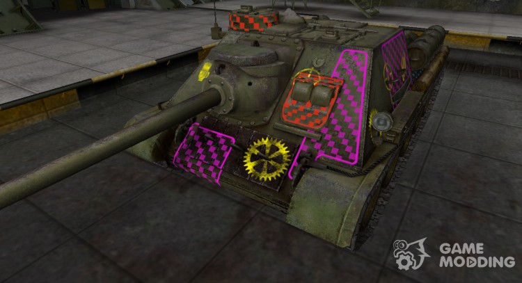 Качественные зоны пробития для СУ-100 для World Of Tanks