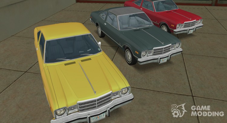 Plymouth Volare Coupe 1977 for GTA Vice City