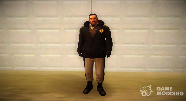 Winter version of the police for GTA San Andreas