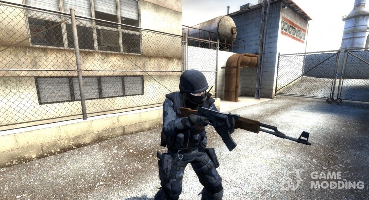 Azul camuflaje urbano para Counter-Strike Source