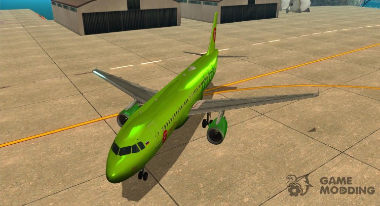 The Airbus A-320 S7Airlines for GTA San Andreas