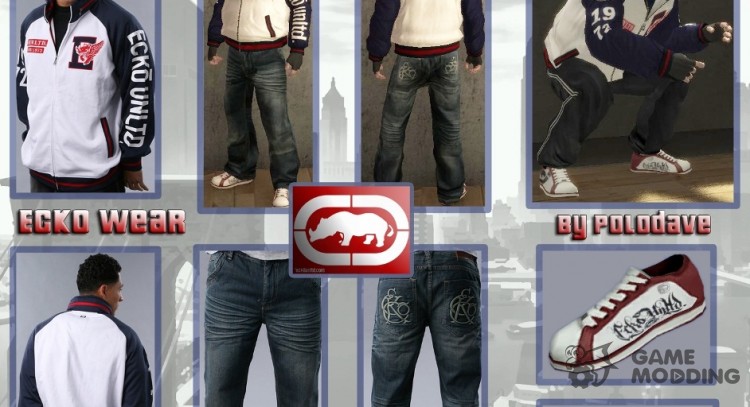 Ropa de Ecko para GTA 4