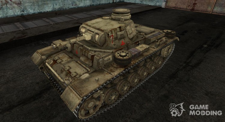 Panzer III from kirederf7 for World Of Tanks