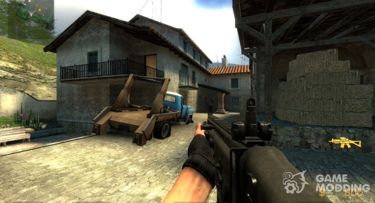 SCAR-L Dirt RETEXTURED for Counter-Strike Source
