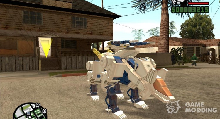 Command Wolf (Zoids) для GTA San Andreas