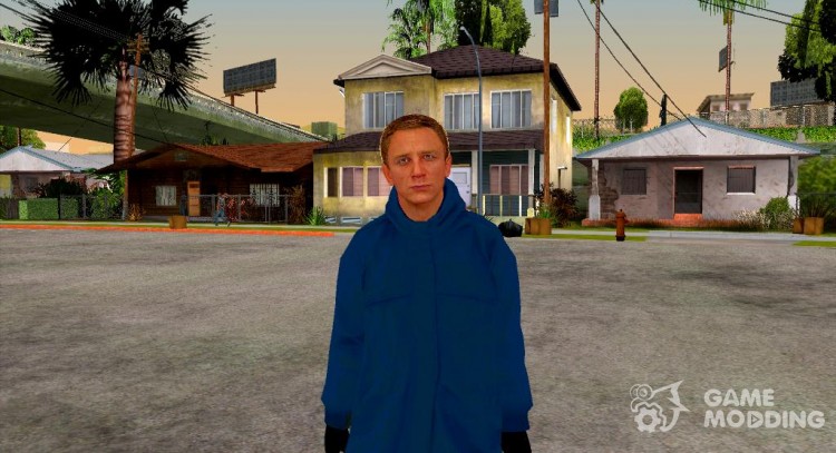 Daniel Craig Winter Outfit para GTA San Andreas