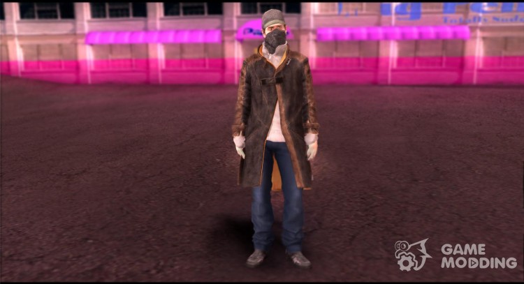 Aiden Pearce from Watch Dogs v5 for GTA San Andreas