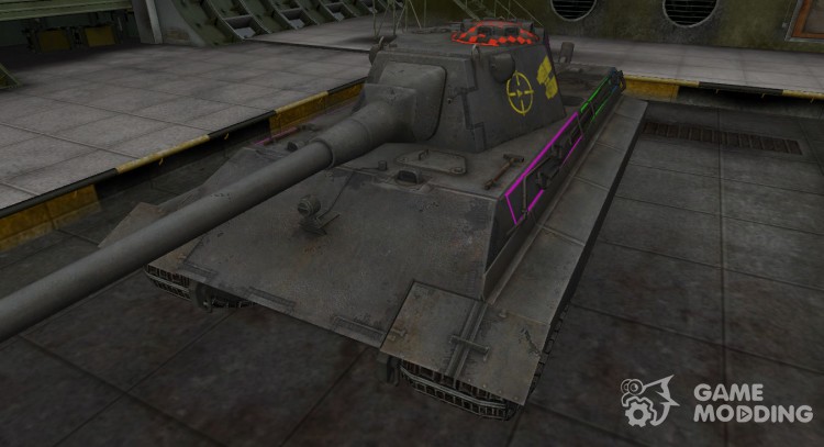 Contorno de la zona de penetración del E-50 Ausf.M para World Of Tanks