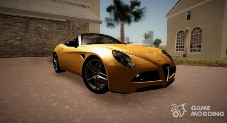 Alfa Romeo 8C Spider для GTA Vice City