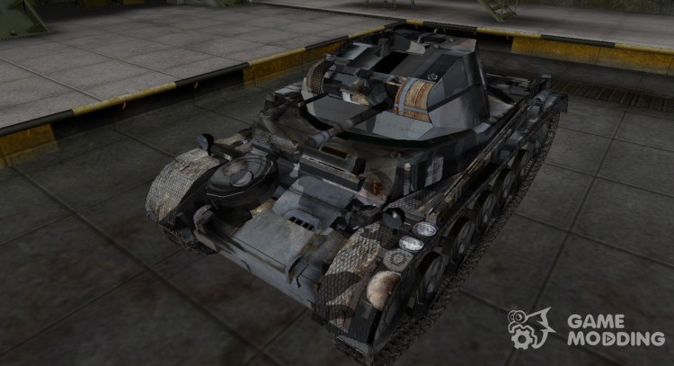 La piel para el tanque alemán Panzer II para World Of Tanks