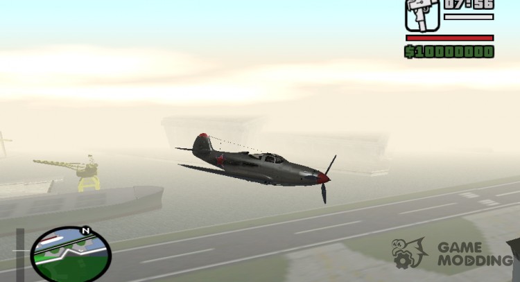 P-39 Aircobra para GTA San Andreas