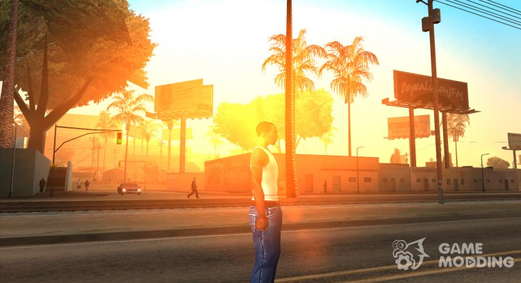 Солнце из PS2 для GTA San Andreas