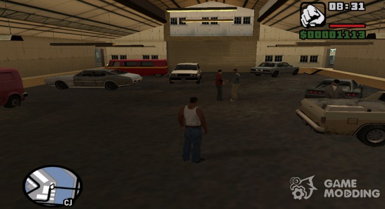 Автосервис в доках для GTA San Andreas