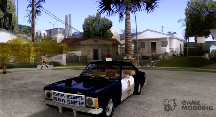 Chevrolet Opala policía para GTA San Andreas