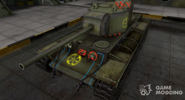 Contorno de la zona de ruptura del KV-3 para World Of Tanks