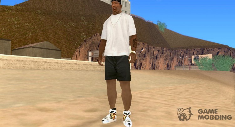 G-unit-Airbrush Shoes for GTA San Andreas