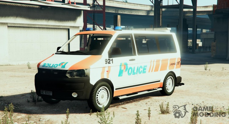 VW T5 Swiss - GE Police para GTA 5