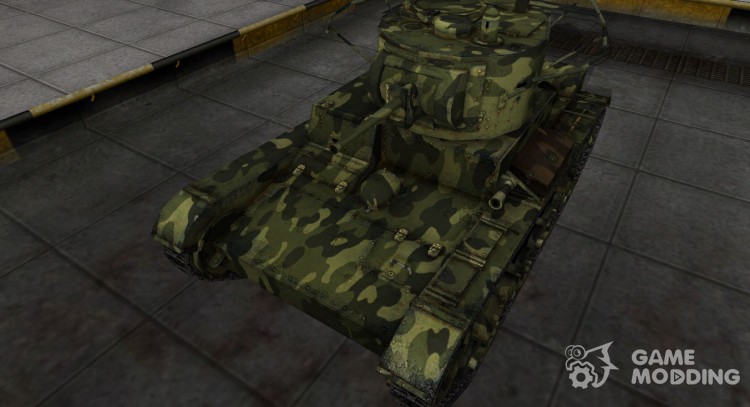 Skin para el T-26 con el camuflaje para World Of Tanks