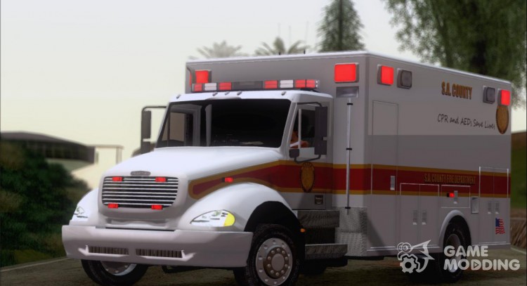 Freightliner M2 Chassis SACFD Ambulance для GTA San Andreas