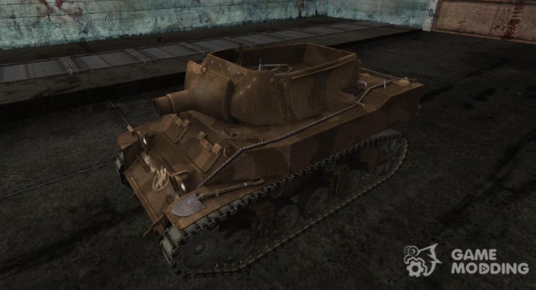 La piel para el M8A1 para World Of Tanks