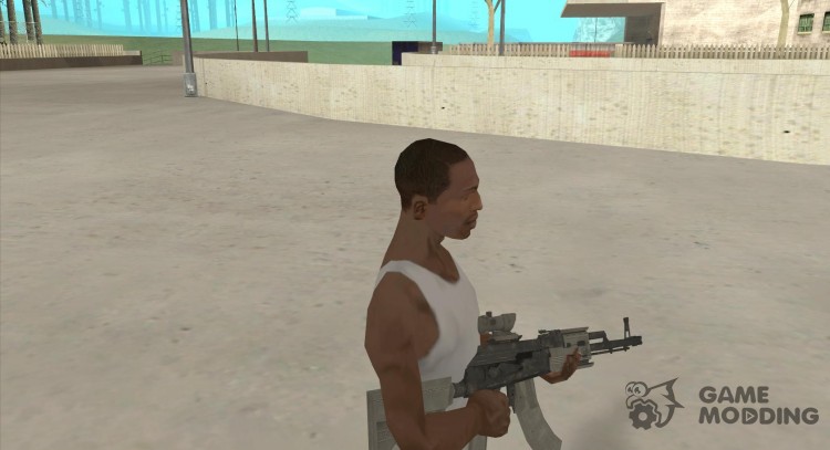 AK47 со штатным оптическим прицелом для GTA San Andreas