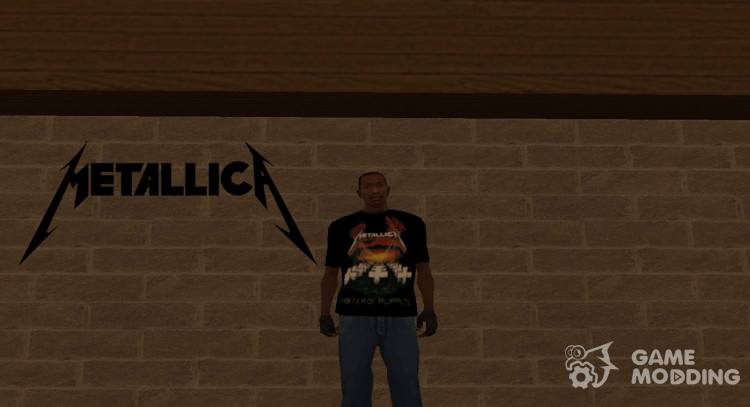 Футболка Metallica Master of Puppets для GTA San Andreas